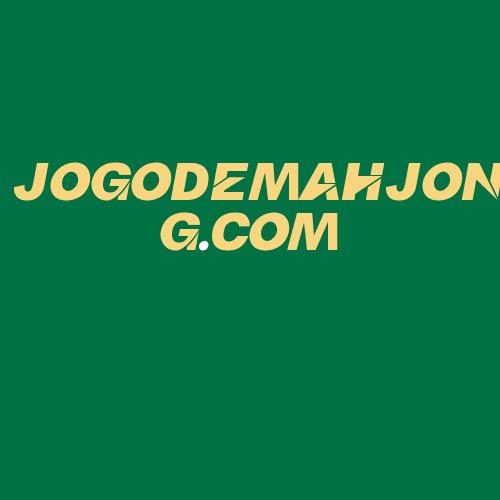 Logo da JOGODEMAHJONG